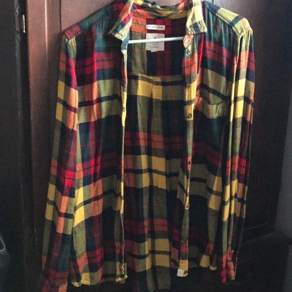 American eagle plaid button up - Picture 1 of 2